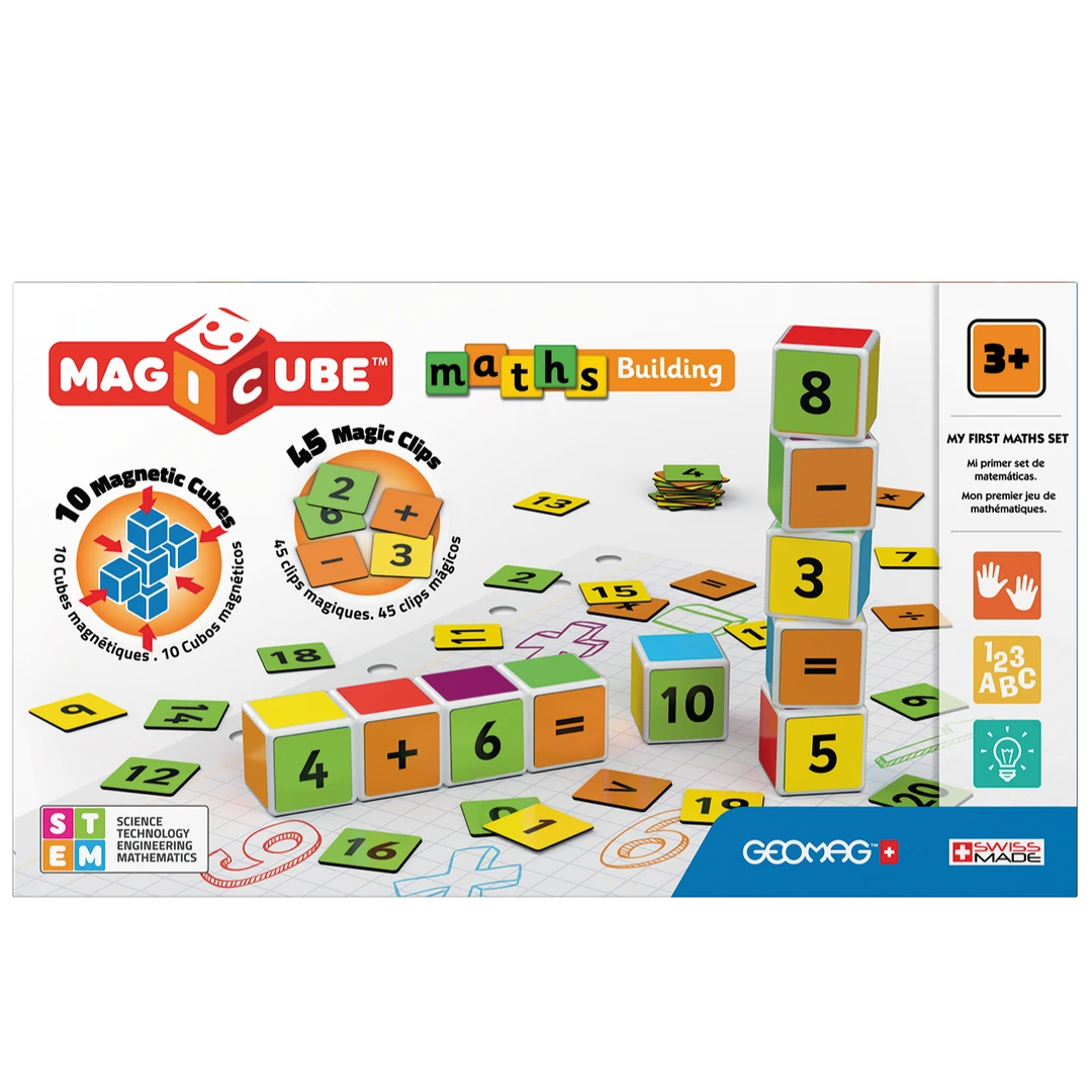 【尾货直降】GEOMAG瑞士进口 早教数字英文积木 北美STEM教具 082