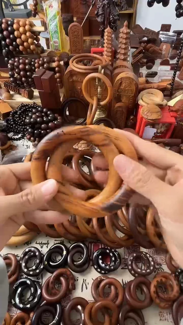 枣木乾坤圈桃木65圈口一物一拍