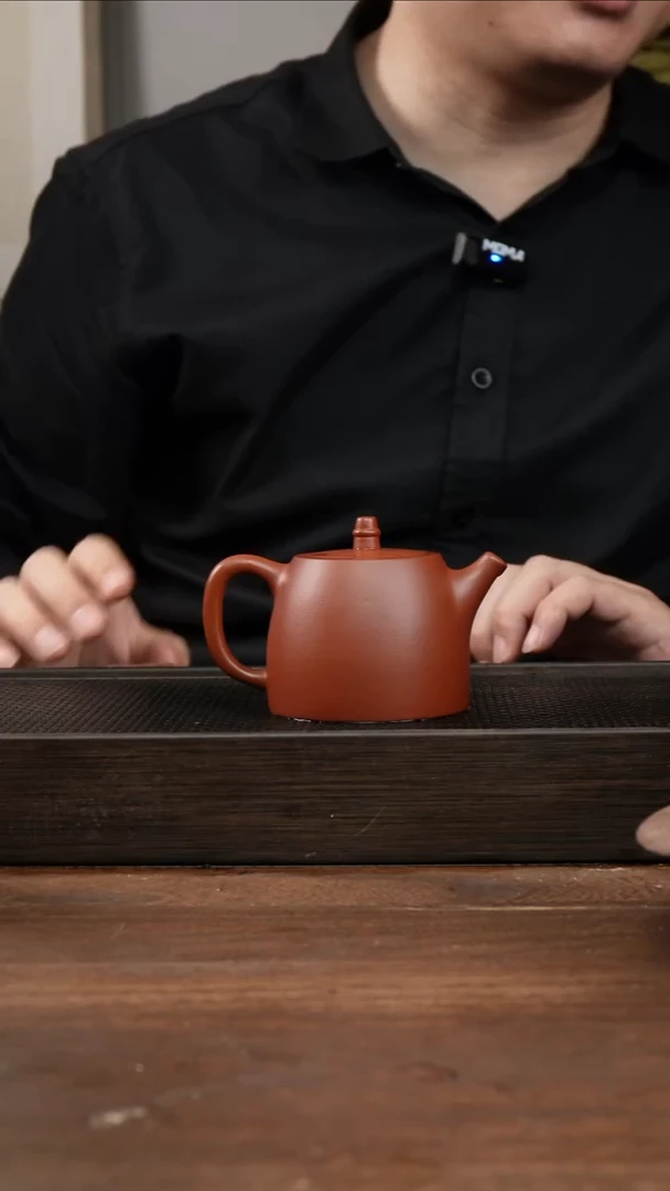 茶杯紫砂朱泥汉铎      200CC
