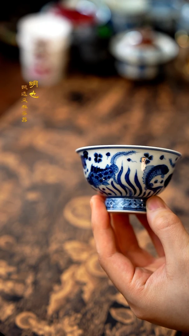 【闪购商品】1明也茶器/ 鱼杯一个