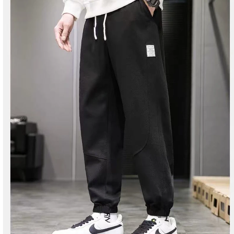 W-秋冬休闲裤新品时尚百搭潮流束脚裤加绒款-2315