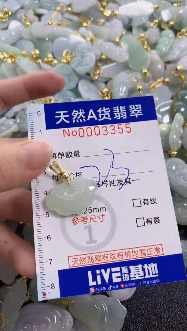 颈饰未镶嵌翡翠天然A货翡翠