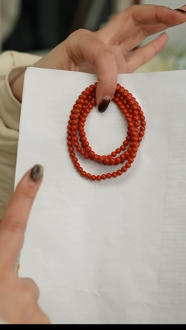 【闪购商品】南红玛瑙项链未镶嵌多圈手串