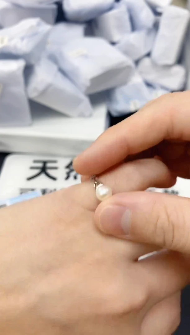 未镶嵌耳饰淡水珍珠jz1007