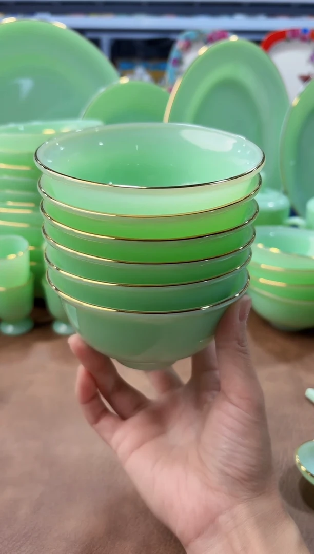 玉瓷4.5英寸饭碗6个景德镇陶瓷