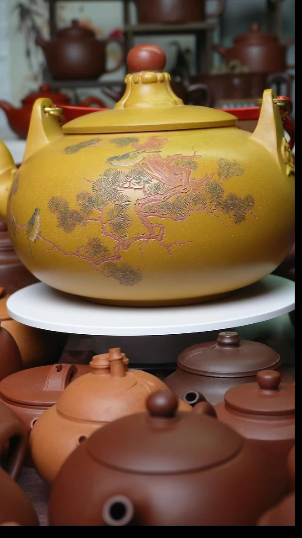 茶壶紫砂海****鲜腾兴紫砂东方明珠壶