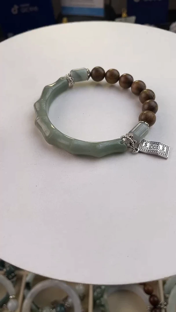 未镶嵌手链翡翠手工定制默认微瑕主播介绍为准