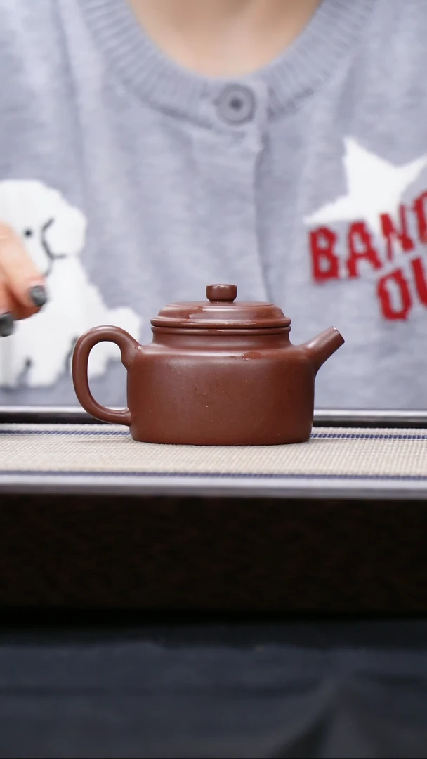 【闪购商品】紫砂茶壶三号井底槽青 小德中壶