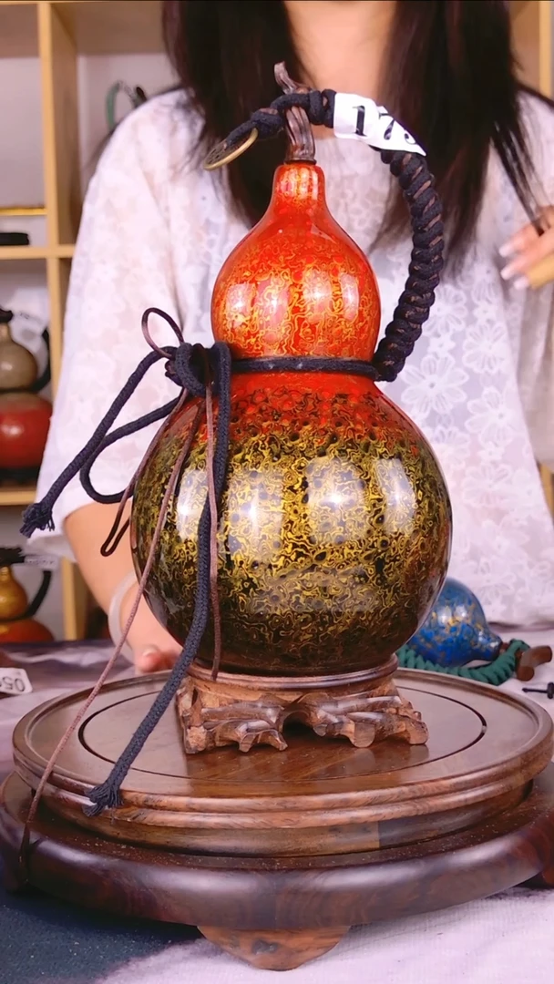 175一物一拍 大漆酒葫芦 真葫芦
