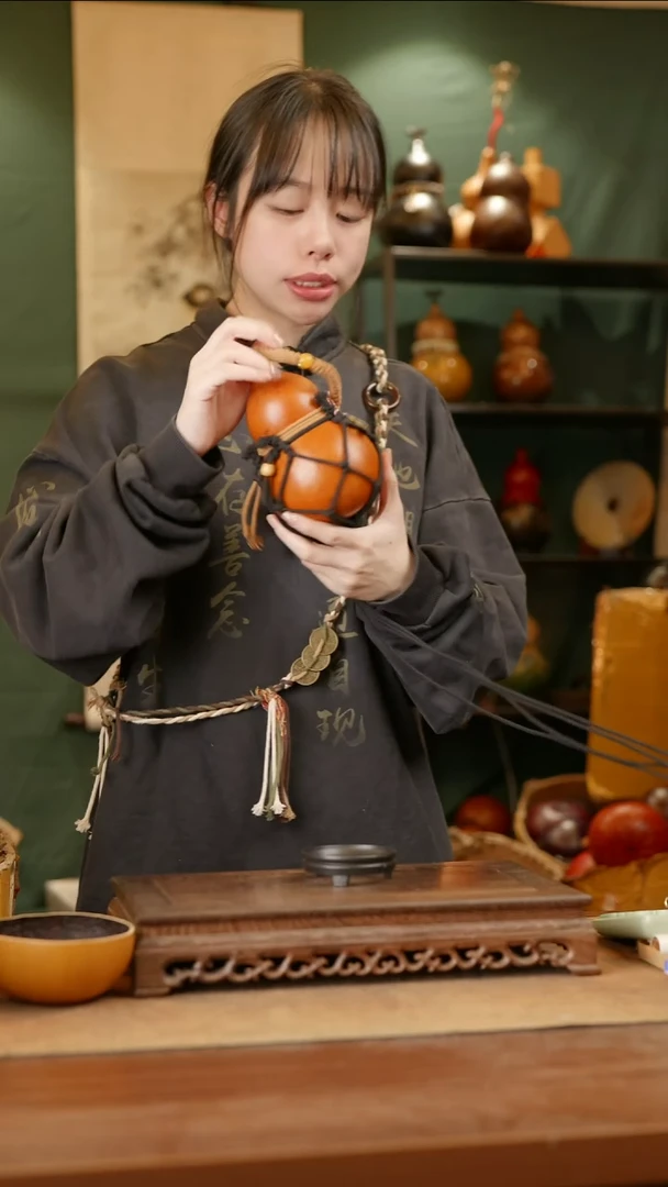 253号精品天然大漆酒葫芦一物一拍~