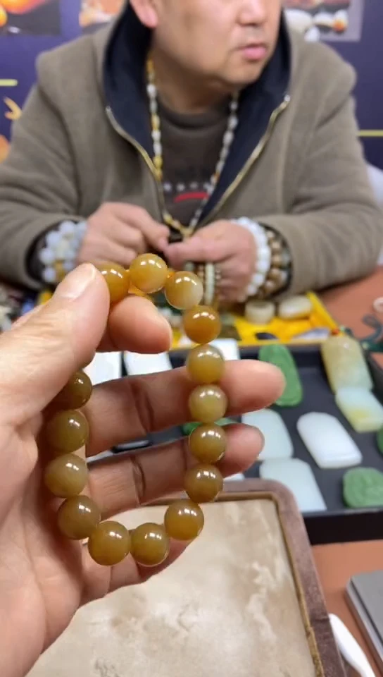 【闪购商品】和田玉（糖玉）手链未镶嵌精品和田玉手串