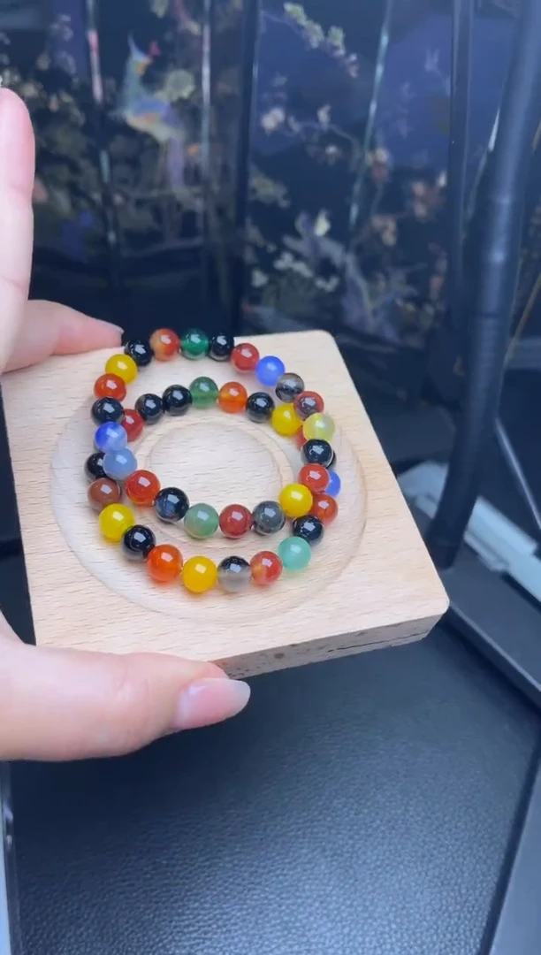 【闪购商品】玛瑙/玉髓手链未镶嵌Y149多样性发一件/