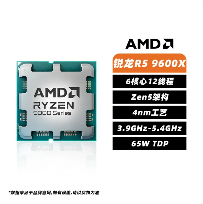 CPU AMD 9600X全新