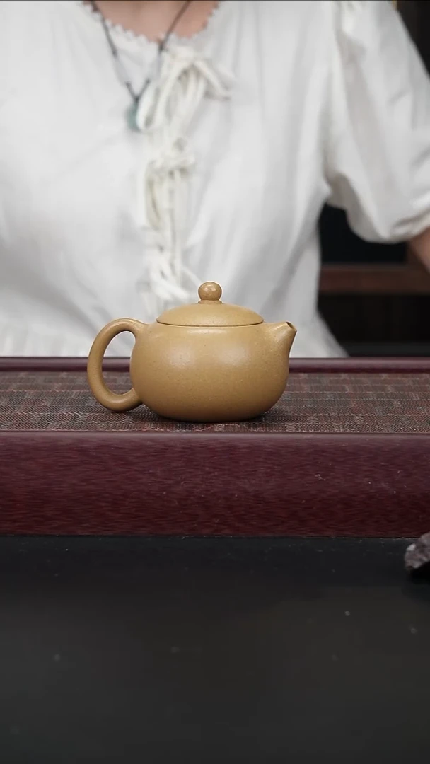 茶壶紫砂lzx黄金段 西施160cc