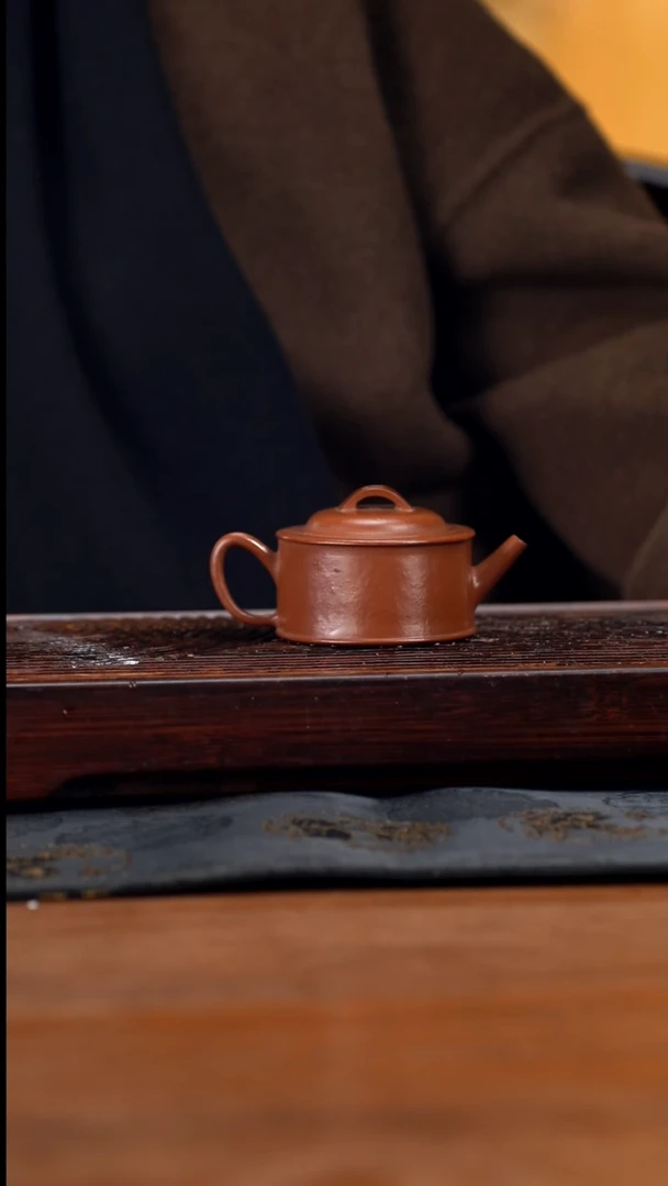 【闪购商品】紫砂茶壶100cc原矿小煤窑朱泥汉瓦34