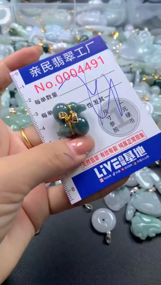 颈饰未镶嵌翡翠4491