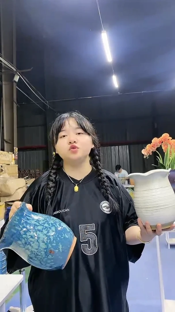 宜兴紫砂粗陶花盆