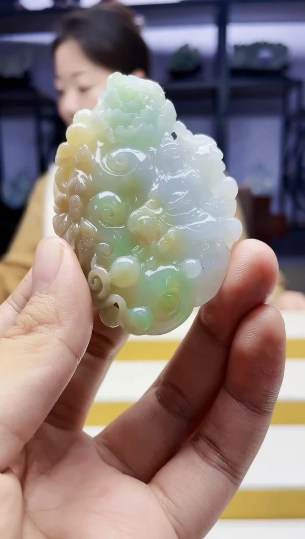 定制翡翠未镶嵌毛货07020092