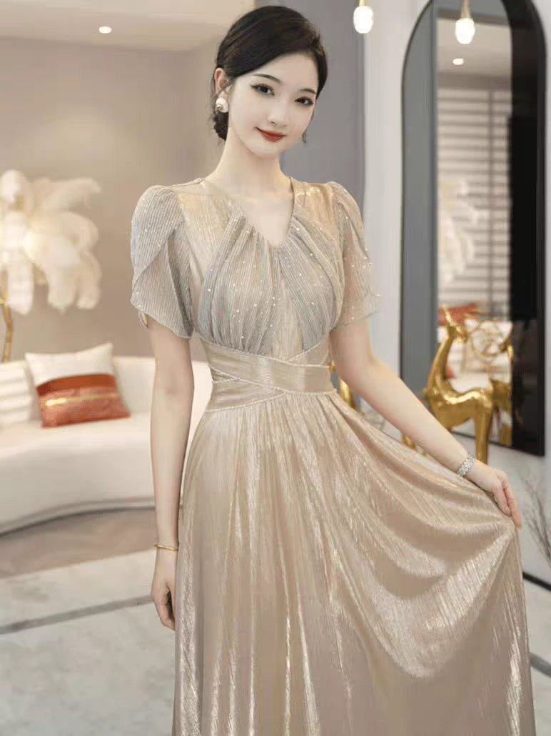 【1701-1800】凌九高端时尚修身气质复古连衣裙