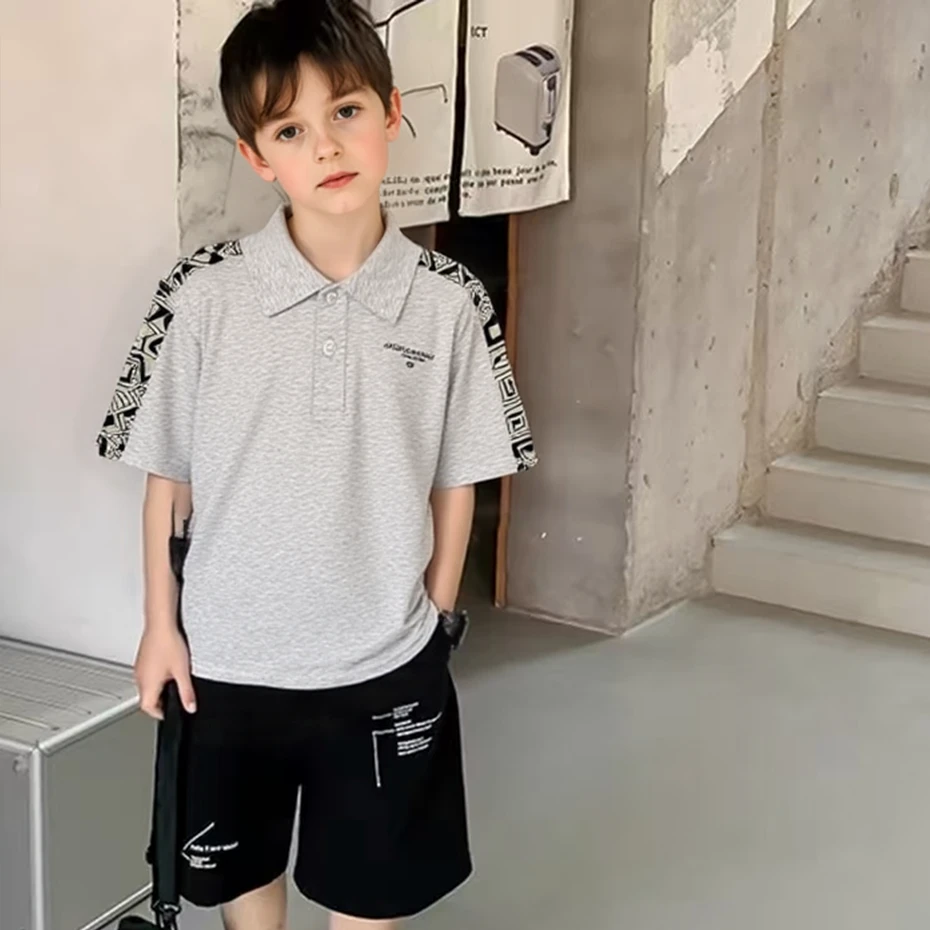 18039高端专享夏季短袖灰色