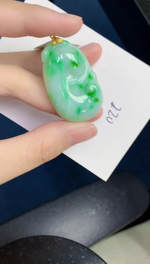 【闪购商品】翡翠颈饰18K金镶嵌000000000