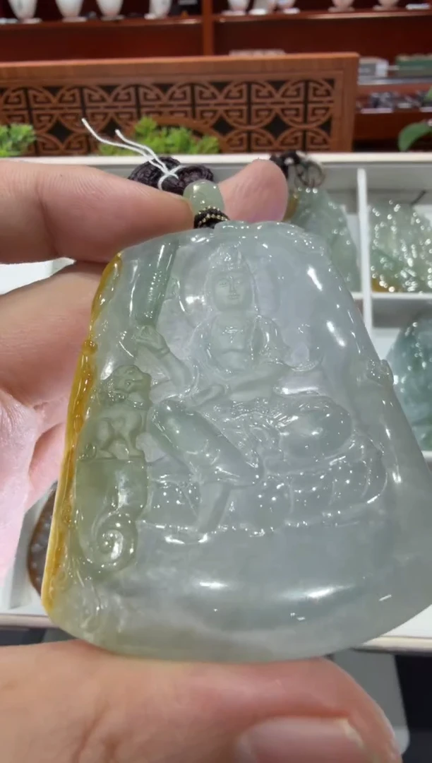 未镶嵌挂件翡翠A货翡翠多样性孤品