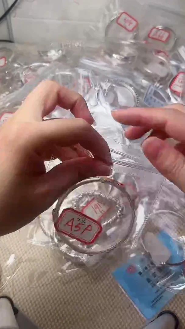 珐琅足银手镯A59