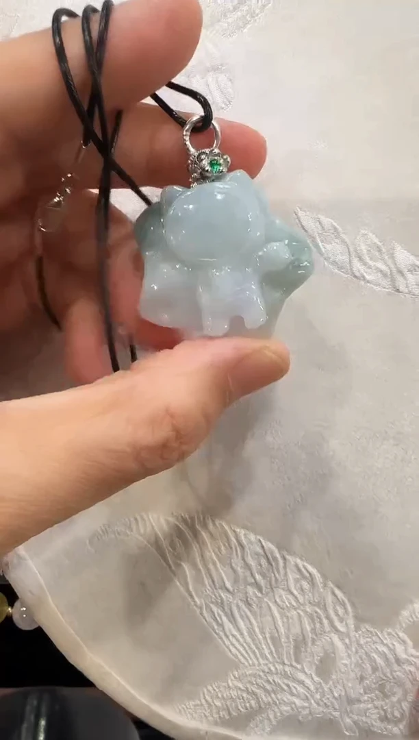颈饰未镶嵌翡翠国风