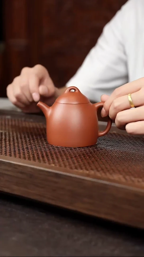 茶壶紫砂朱泥  秦权