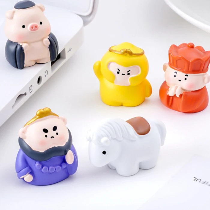 师徒五人萌粒小摆件创意简约diy