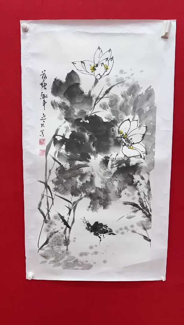 国画y天津人美-邢近君国画8平尺