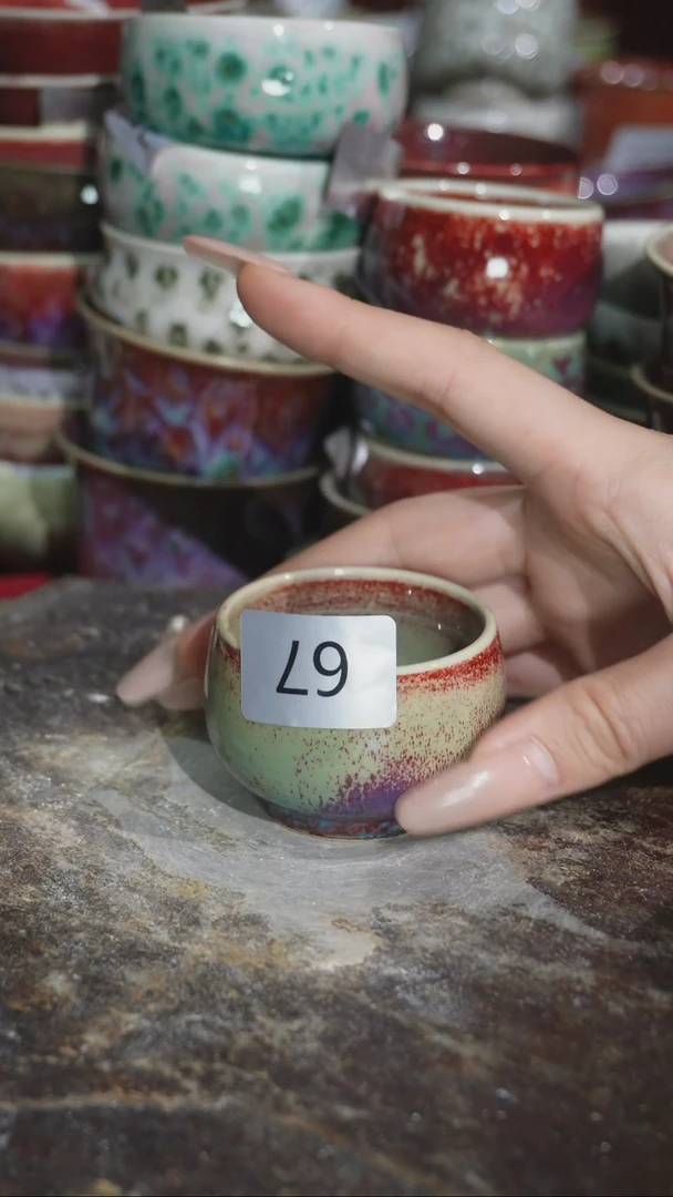 摆件精品窑变钧瓷茶器