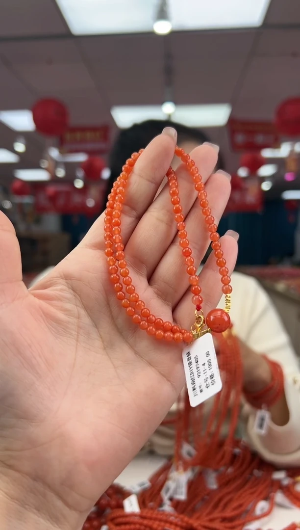 【闪购商品】南红玛瑙珠串未镶嵌多样发其一/