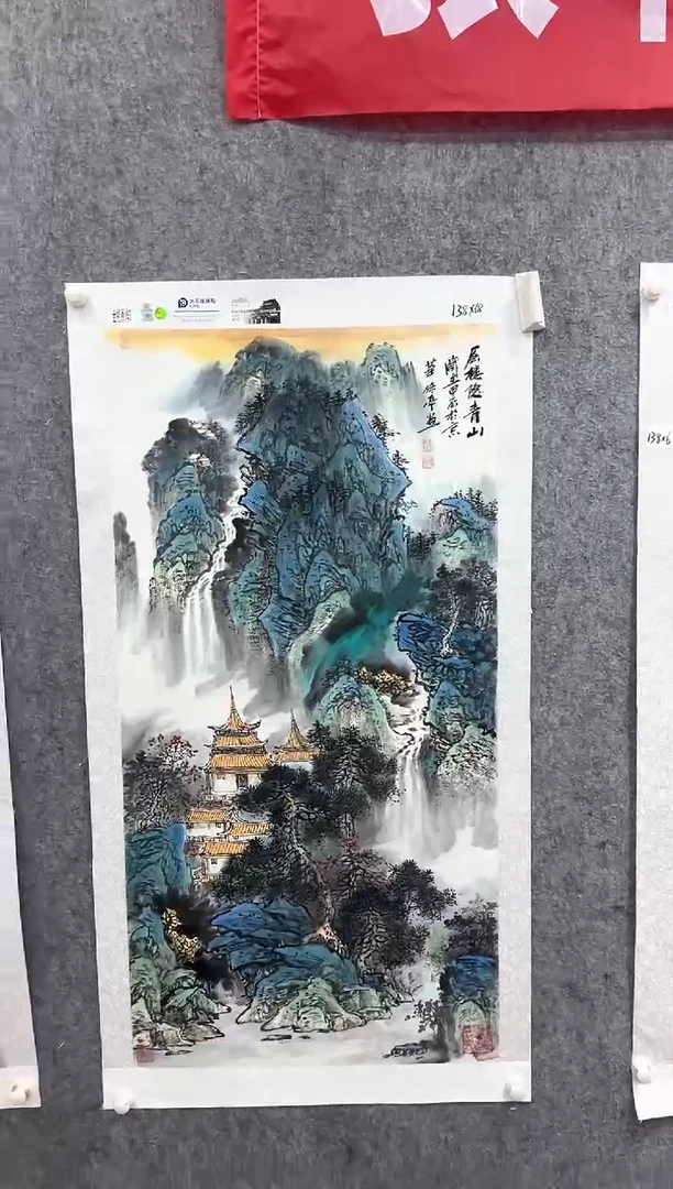 国画张传亭老师的作品3