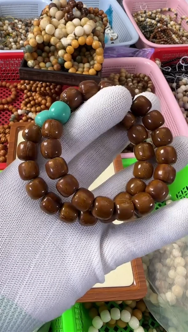 【闪购商品】白玉菩提手串12紫金鼠