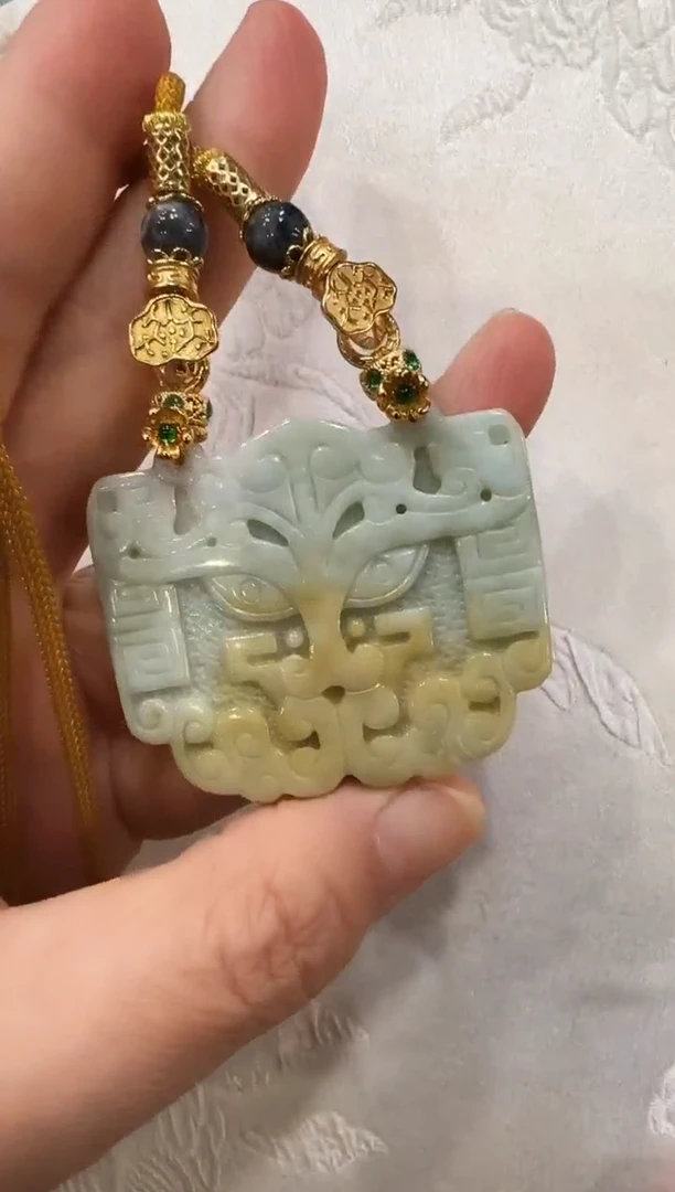 颈饰未镶嵌翡翠国风