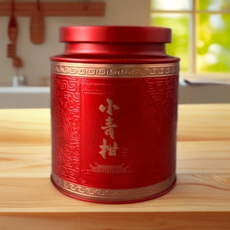 新会全生晒小青柑似玉生香九月大青配六年云南勐海宫廷熟普250克