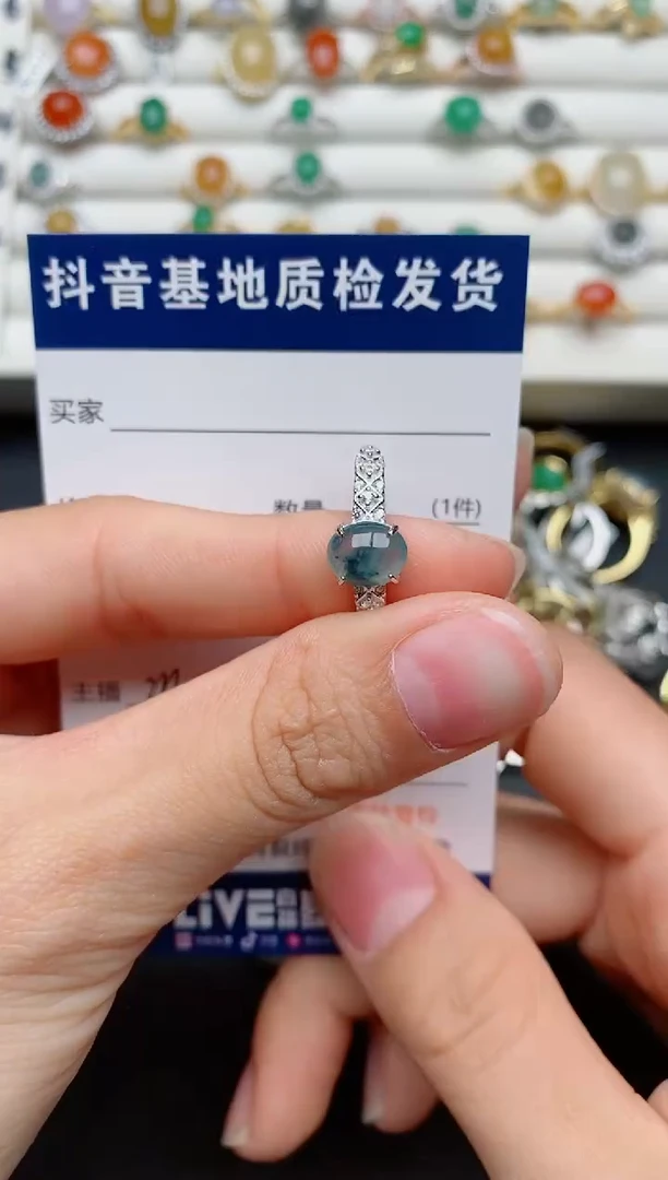 【闪购商品】翡翠戒指银S925镶嵌.....