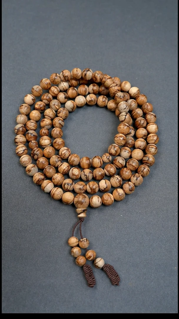 沉香手串9mm达拉干花珠多圈25.25g