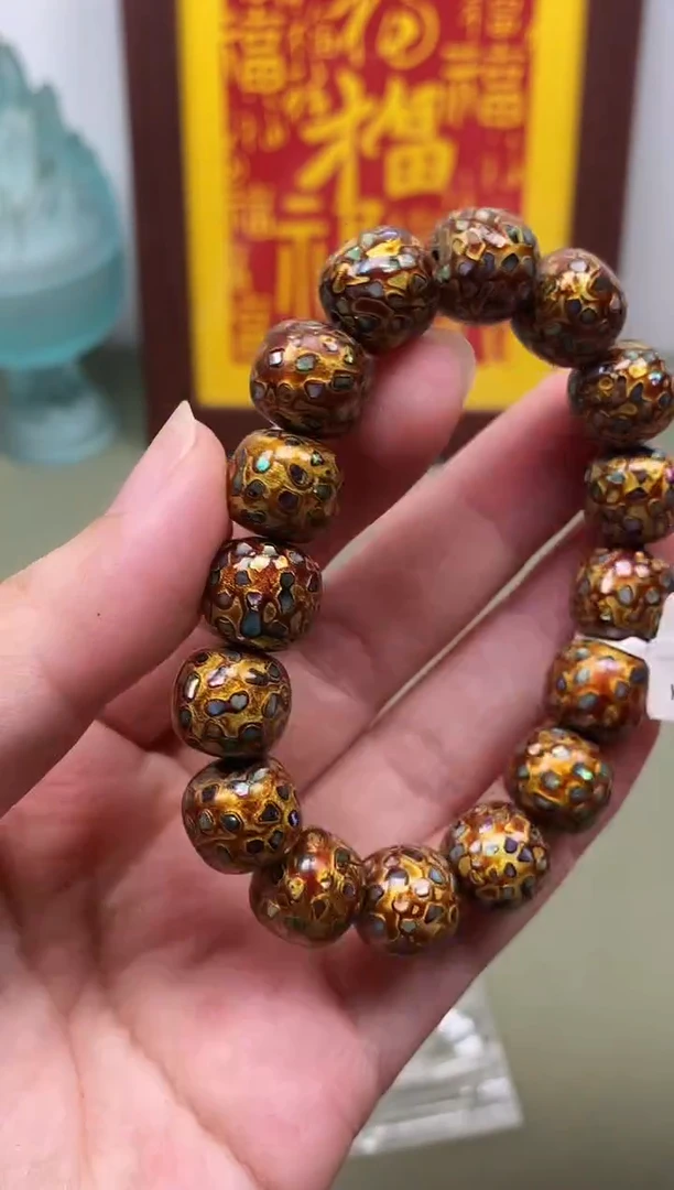 大漆11x12老型珠手串款式