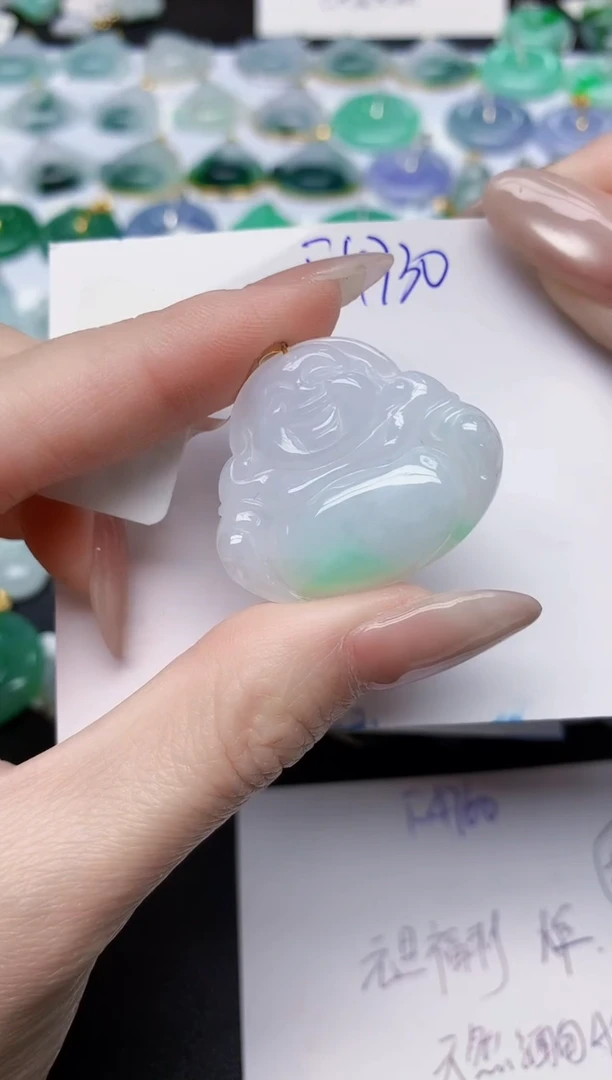 颈饰未镶嵌翡翠天然缅甸A货翡翠百元以上9元证书费自理