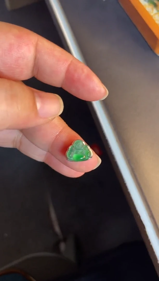 吊坠(不含链)银S925镶嵌翡翠1