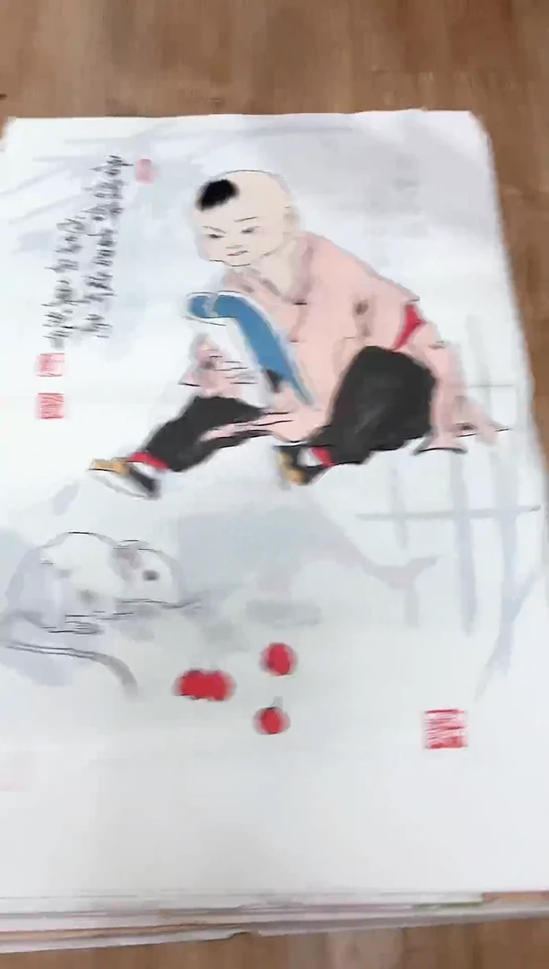 横款中式古典书画作品