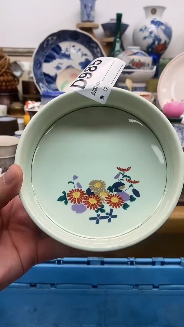 瓷片吉*晶禧美瓷精品瓷器985