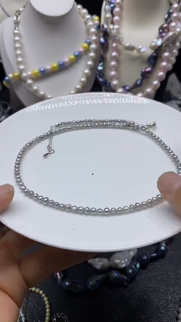 颈饰未镶嵌淡水珍珠多人