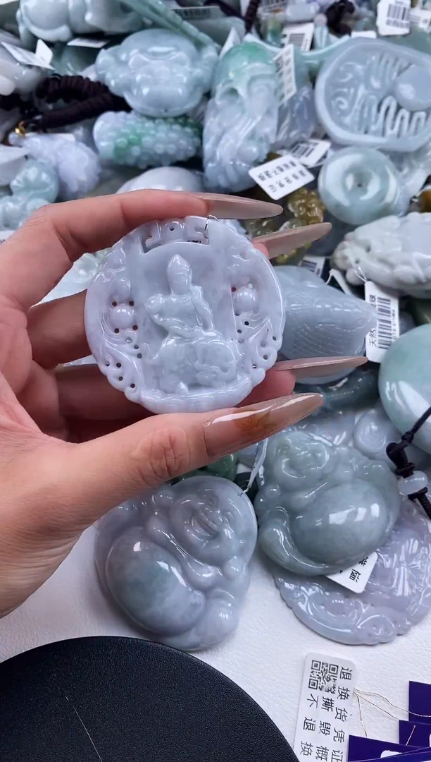 吊坠(不含链)未镶嵌翡翠005521