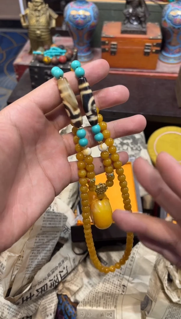 未镶嵌蜜蜡裸石Q刘哥高端专属精品18