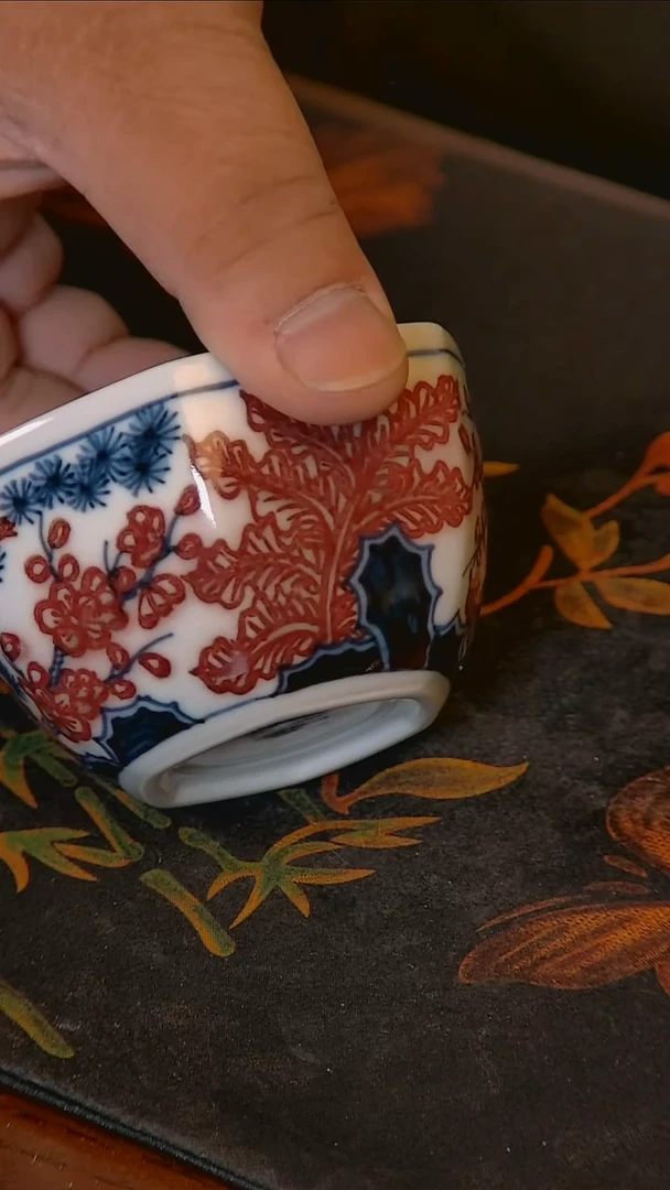 杯手工手绘杯杯很美丽