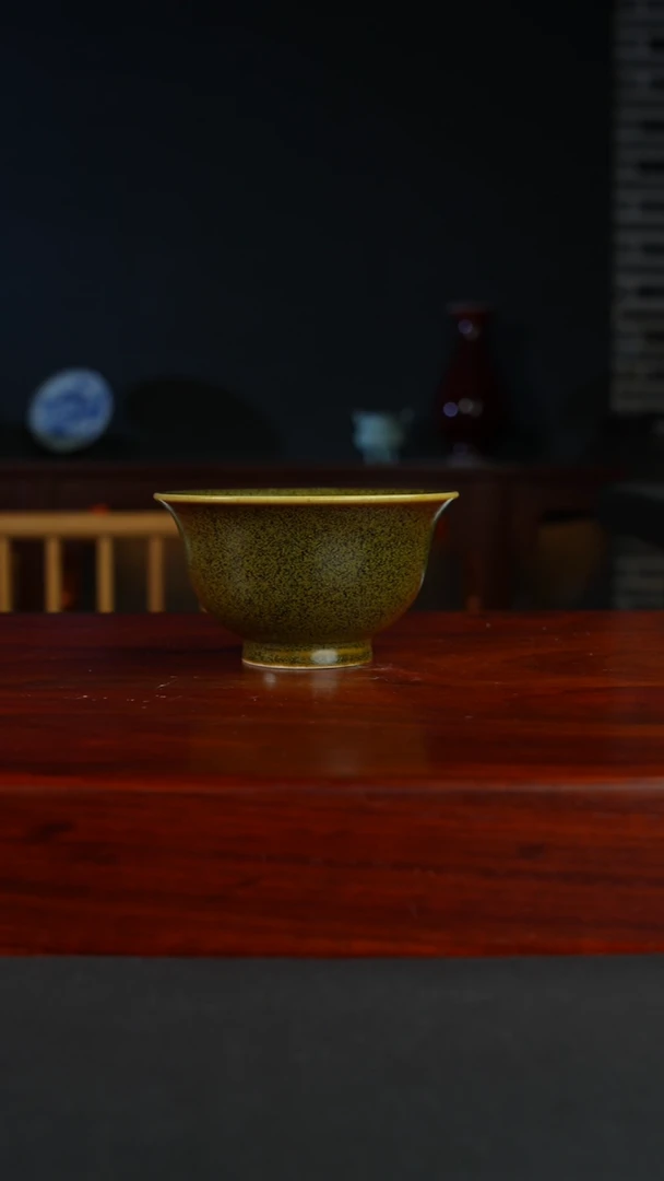 双凤柴窑茶叶末主人杯