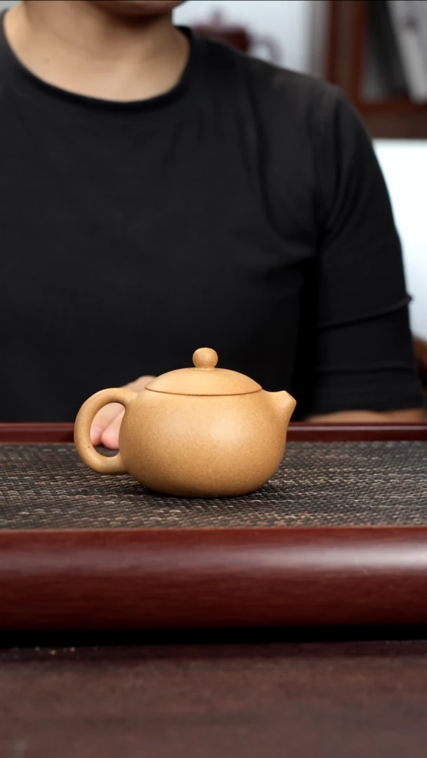 茶杯紫砂黄金段西施壶